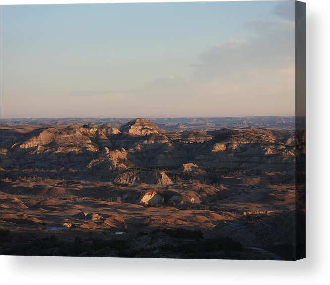 Morning Light Acrylic Print featuring the photograph Morning Light Northwest of Buck Hill by Amanda R Wright