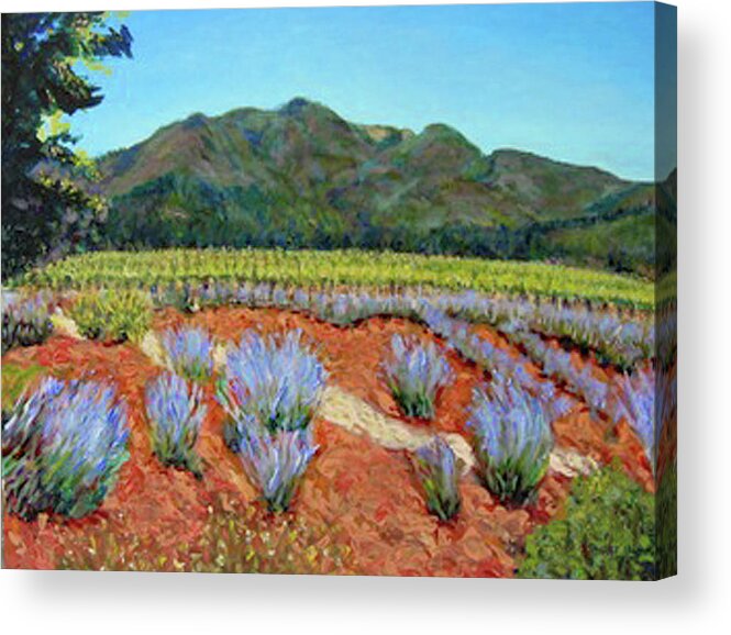 Affair Acrylic Print featuring the painting Napa by Nancy Shuler
