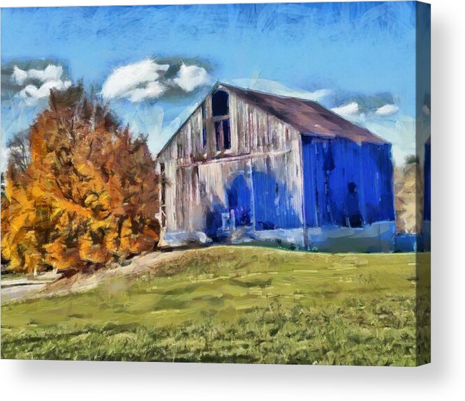 Barn Acrylic Print featuring the photograph Old Barn 2020 by Christopher Reed