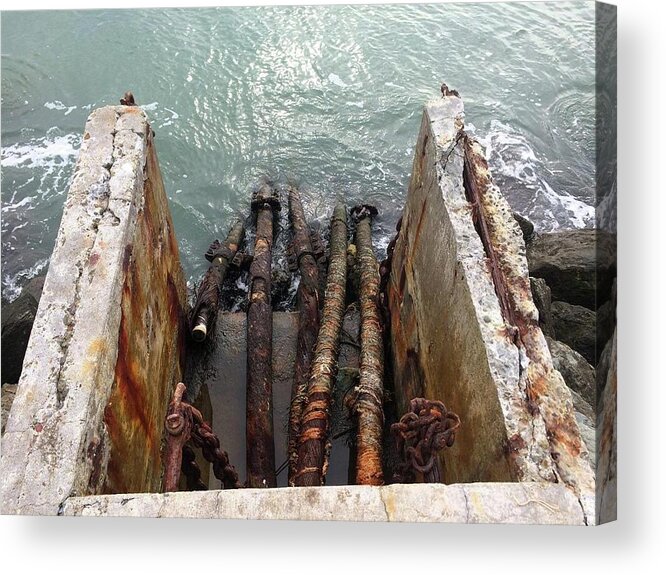 Fort Baker San Francisco Acrylic Print featuring the photograph Old Com Lines Fort Baker by John Parulis