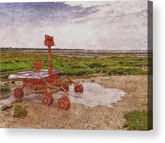 Opportunity Acrylic Print featuring the digital art Opportunity on tour by Frans Blok