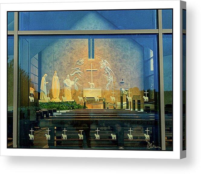 Shrine Acrylic Print featuring the photograph Our Lady of Knock Shrine-Ireland by Peggy Dietz