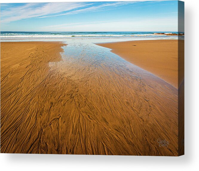 Landscapes Acrylic Print featuring the photograph Outgoing Tide by Claude Dalley