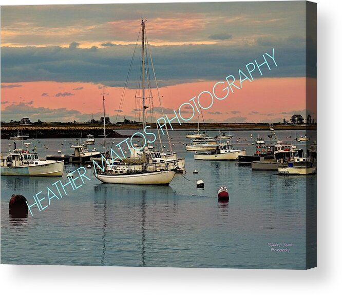 Plymouth Acrylic Print featuring the photograph Plymouth Harbor - Summertime by Heather M Photography