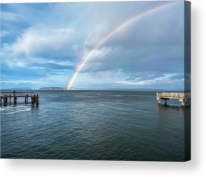 Rainbow Acrylic Print featuring the photograph Rainbow by Anamar Pictures
