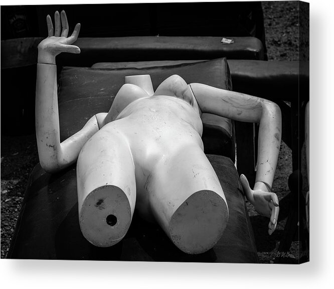 Mannequin Acrylic Print featuring the photograph Reclining Mannequin I by David Gordon