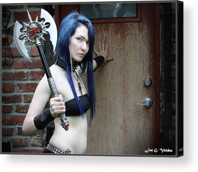 Fantasy Acrylic Print featuring the photograph Rogue with Crude Lockpick by Jon Volden