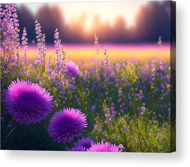 Ai (artificial Intelligence) Dream Acrylic Print featuring the photograph Spring Dream by Cate Franklyn