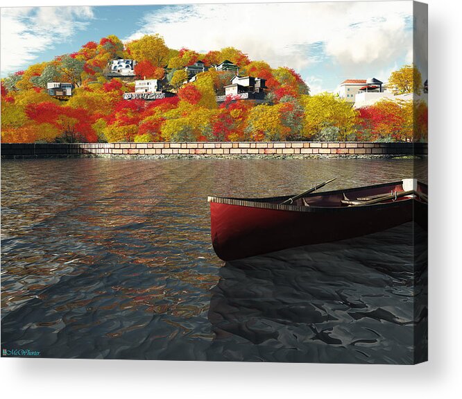 3d Acrylic Print featuring the painting Spring -N-The Air by Williem McWhorter