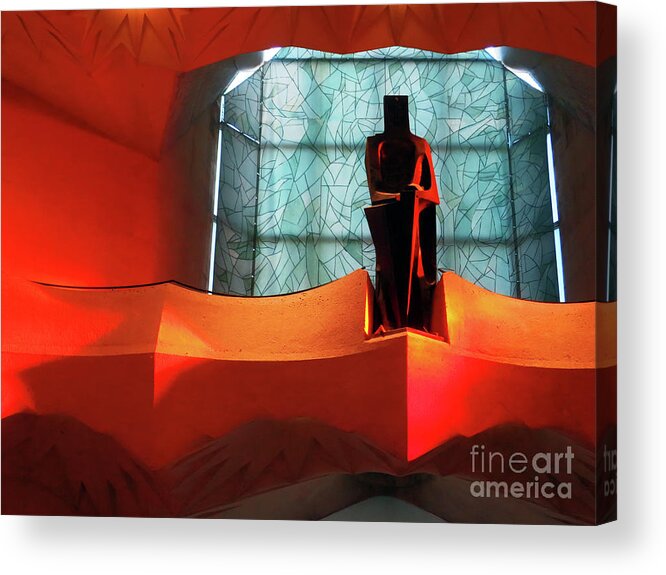 Sagrada Familia Acrylic Print featuring the photograph St George of the Golden Light by Rick Locke - Out of the Corner of My Eye
