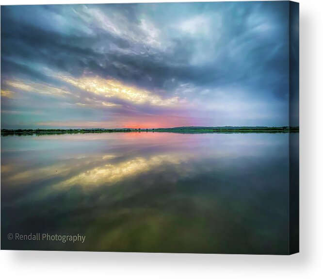 Sunrise Acrylic Print featuring the photograph Sunrise Blues by Pam Rendall
