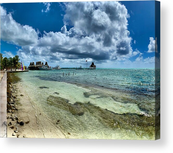 Caribbean Acrylic Print featuring the photograph Tarpon Time by Devin Wilson