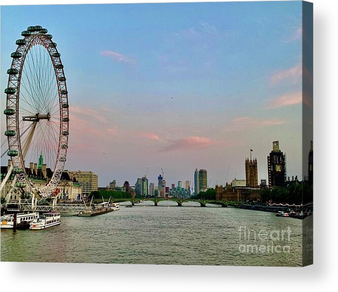  Acrylic Print featuring the photograph Thames by Dennis Richardson