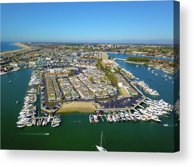 Boats Acrylic Print featuring the photograph The Harbor in the Sunshine by Marcus Jones