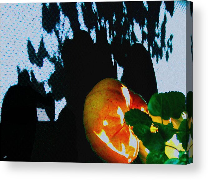 Autumn Acrylic Print featuring the digital art The Harvest Ball by Cliff Wilson