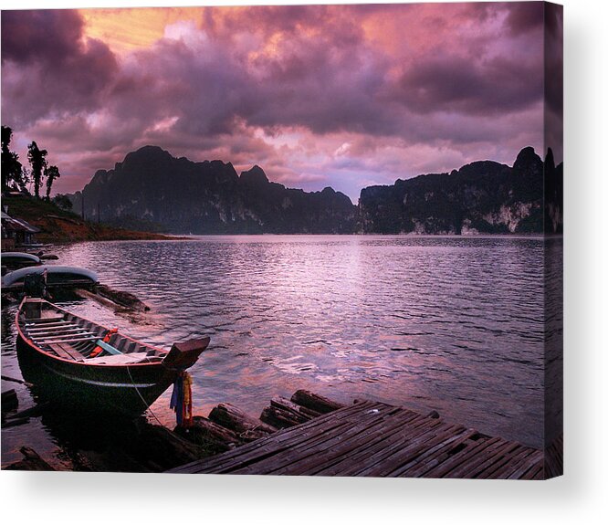Thailand Acrylic Print featuring the photograph The World Bathed in Beauty by Mark Gomez