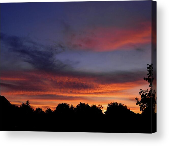 This Morning Acrylic Print featuring the photograph This Morning 7 by Cyryn Fyrcyd