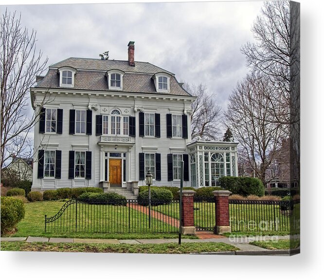 Thomas Acrylic Print featuring the photograph Thomas Nast Home by Mark Miller