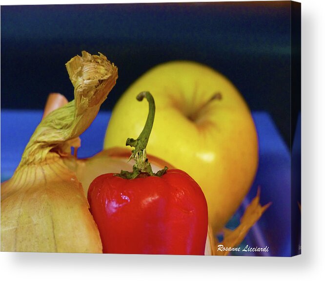 Yellow Delicious Apple Acrylic Print featuring the photograph Ambiance by Rosanne Licciardi