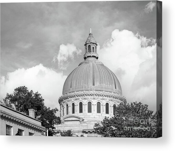 United States Naval Academy Acrylic Print featuring the photograph United States Naval Academy Main Chapel by University Icons