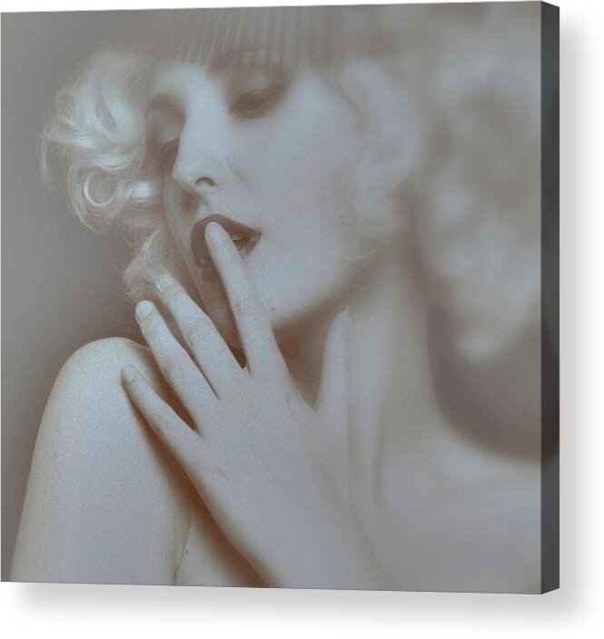 Sensual Acrylic Print featuring the photograph *** #1 by David Minster