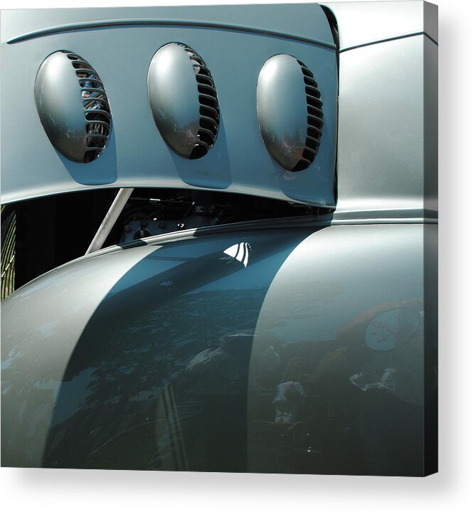 Classic Cars Acrylic Print featuring the photograph 1936 Stout Scarab by Glory Ann Penington