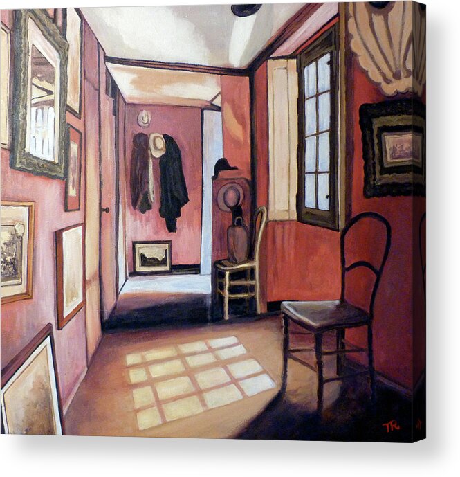 Tom Roderick Acrylic Print featuring the painting A Quiet Place by Tom Roderick
