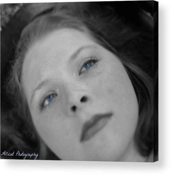  Acrylic Print featuring the photograph Blue Dreamer by Allicat Photography