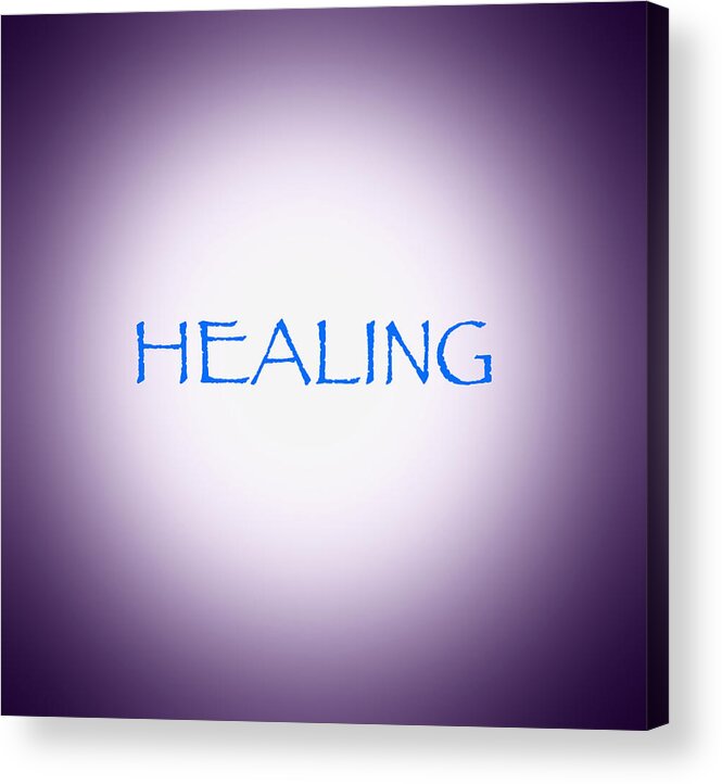Heal Acrylic Print featuring the painting Healing Light by Steve Fields
