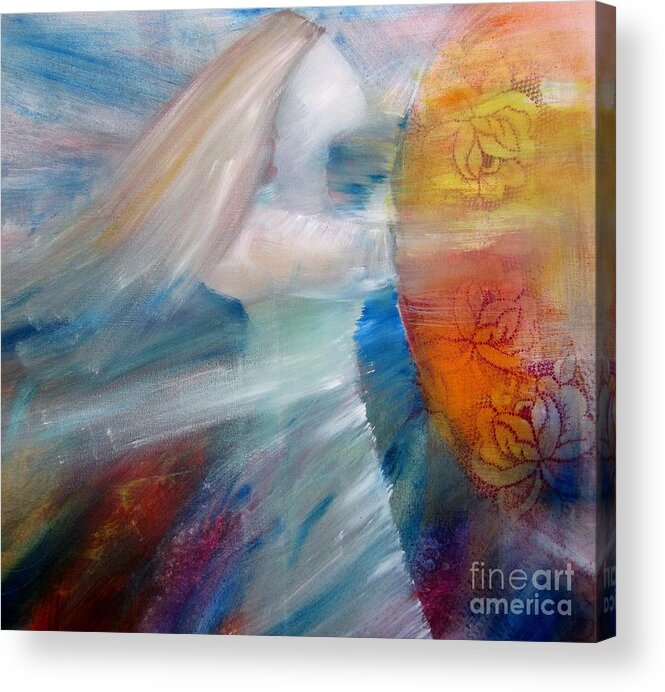 Prophetic Acrylic Print featuring the painting My Shield by Deborah Nell