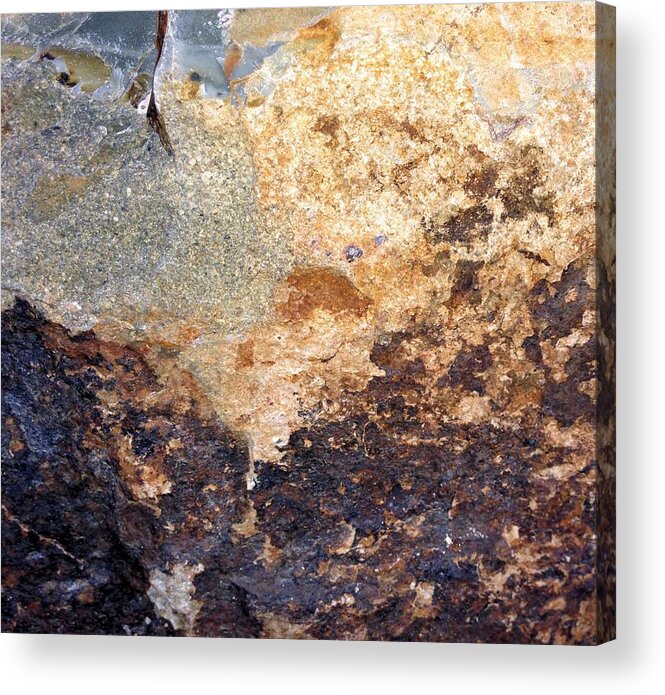 Rock Acrylic Print featuring the photograph Rockscape 2 by Linda Bailey