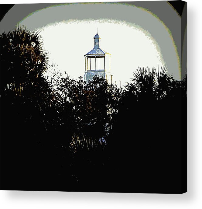 Lighthouse Acrylic Print featuring the photograph Seahorse Key Lighthouse by Sheri McLeroy