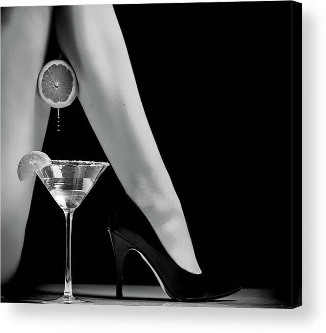Legs Acrylic Print featuring the photograph Squeeze by Howard Ashton-jones