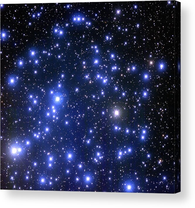 Star Cluster Acrylic Print featuring the photograph Star Cluster M35 by J-c Cuillandre/canada-france-hawaii Telescope/science Photo Library