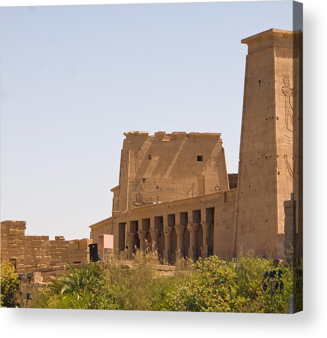  Acrylic Print featuring the photograph Temple View by James Gay