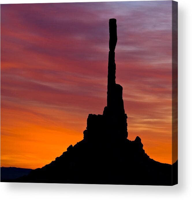 Totem Acrylic Print featuring the photograph Totem Pole Sunrise by Susan Candelario