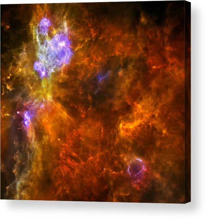 Science Acrylic Print featuring the photograph W3 Nebula by Science Source