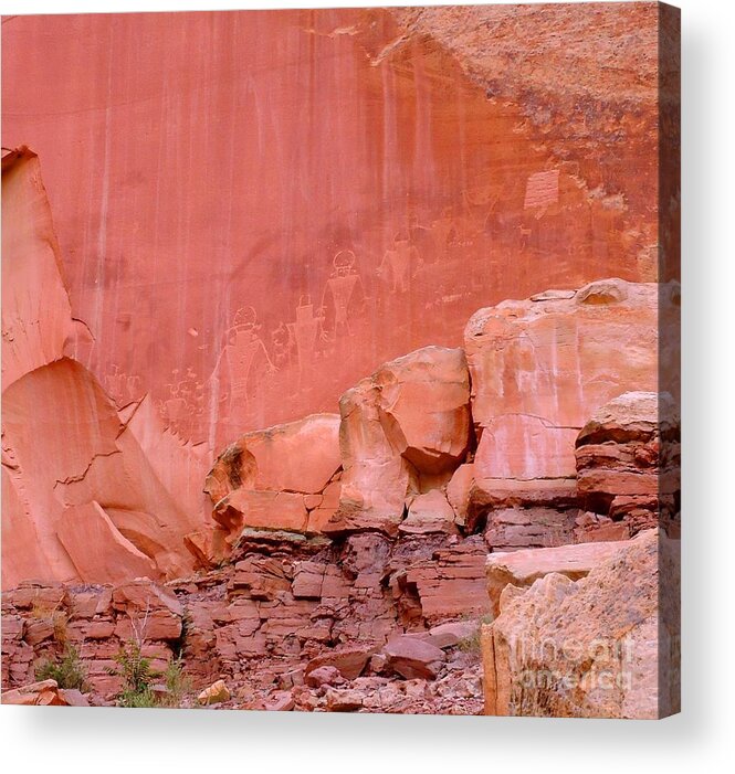 Spirit Acrylic Print featuring the photograph Spirit Wall by Ann Johndro-Collins