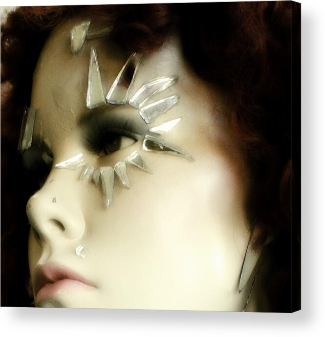 Woman Acrylic Print featuring the photograph The state of things by Marysue Ryan