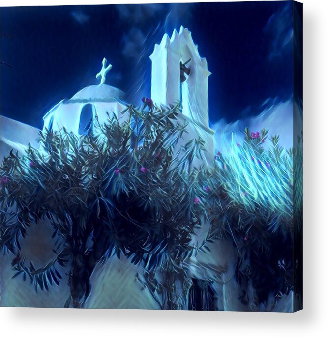 Colette Acrylic Print featuring the photograph Paros Island Beauty Greece by Colette V Hera Guggenheim