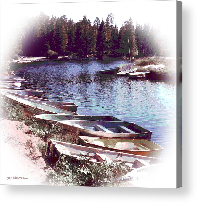 Lake Acrylic Print featuring the photograph Azure Water by Pat Wagner
