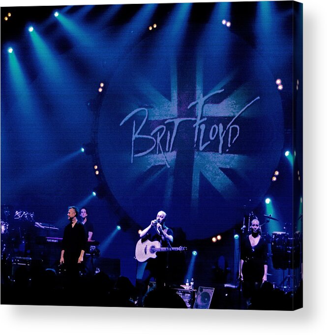 Pink Floyd Acrylic Print featuring the photograph Brit Floyd Space and Time World Tour 2015.3 by Tanya Filichkin