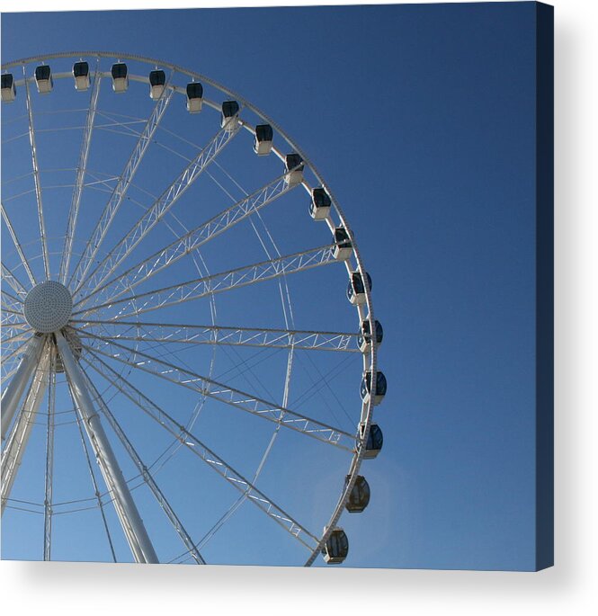 Wheel Acrylic Print featuring the photograph Eye in the Sky by Cathy Harper