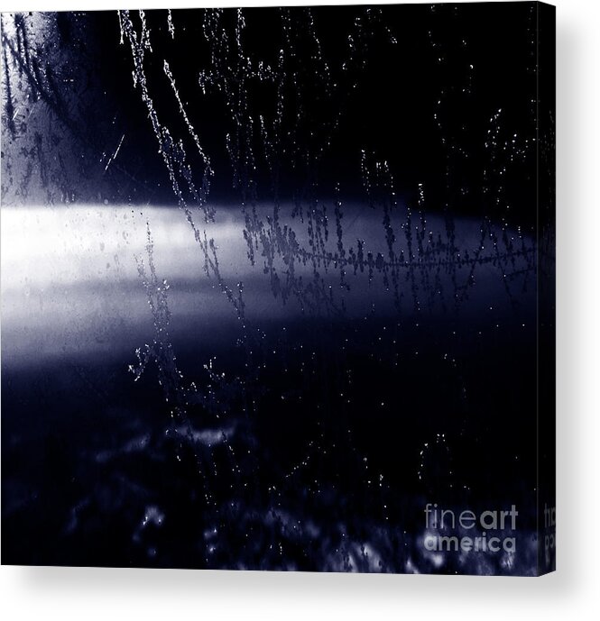 Abstract Acrylic Print featuring the photograph Frost by Fei A