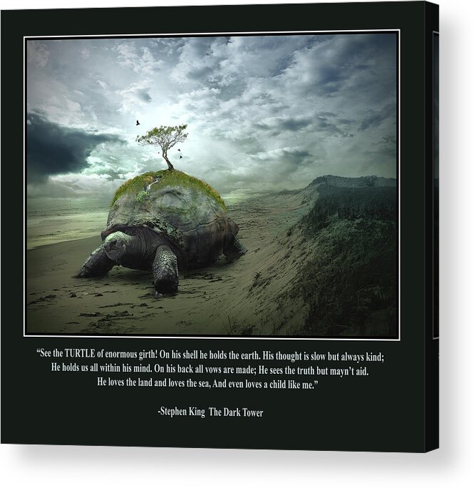 Poster Acrylic Print featuring the digital art Maturin by Rick Mosher