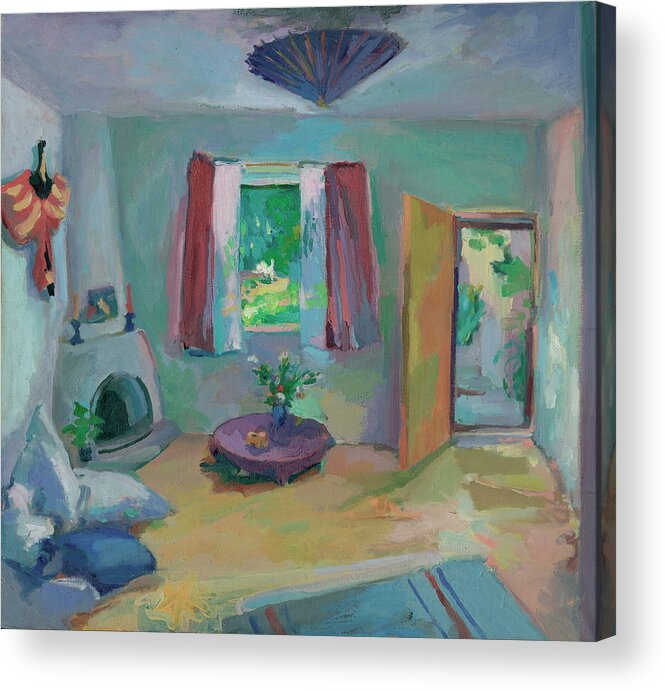  Acrylic Print featuring the painting Santa Fe Living Room by Sperry Andrews