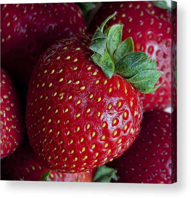 Strawberry Acrylic Print featuring the photograph Strawberry 3 by Robert Ullmann