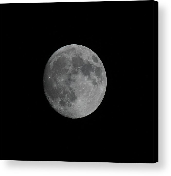 Detailed Acrylic Print featuring the photograph Super Moon by Trent Mallett