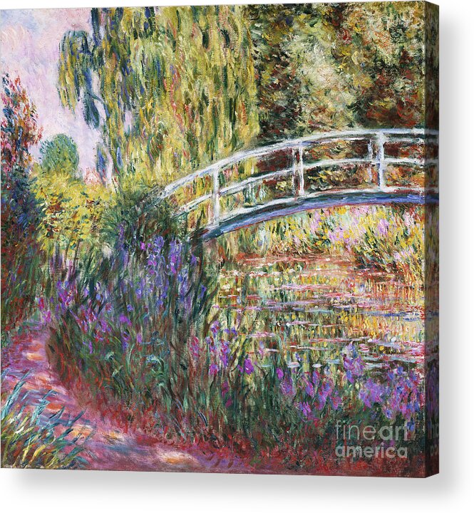 Monet Acrylic Print featuring the painting The Japanese Bridge by Claude Monet