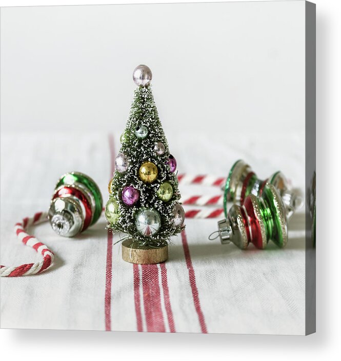 Christmas Acrylic Print featuring the photograph The Little Christmas Tree by Kim Hojnacki